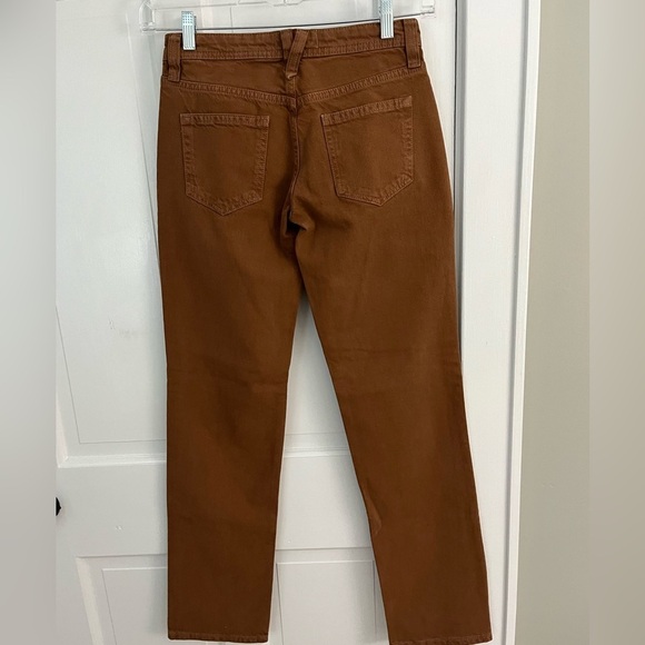 We The Free Shelby Low-Rise Boyfriend Jeans Relaxed Fit Size 24 Chocolate New - Picture 8 of 16